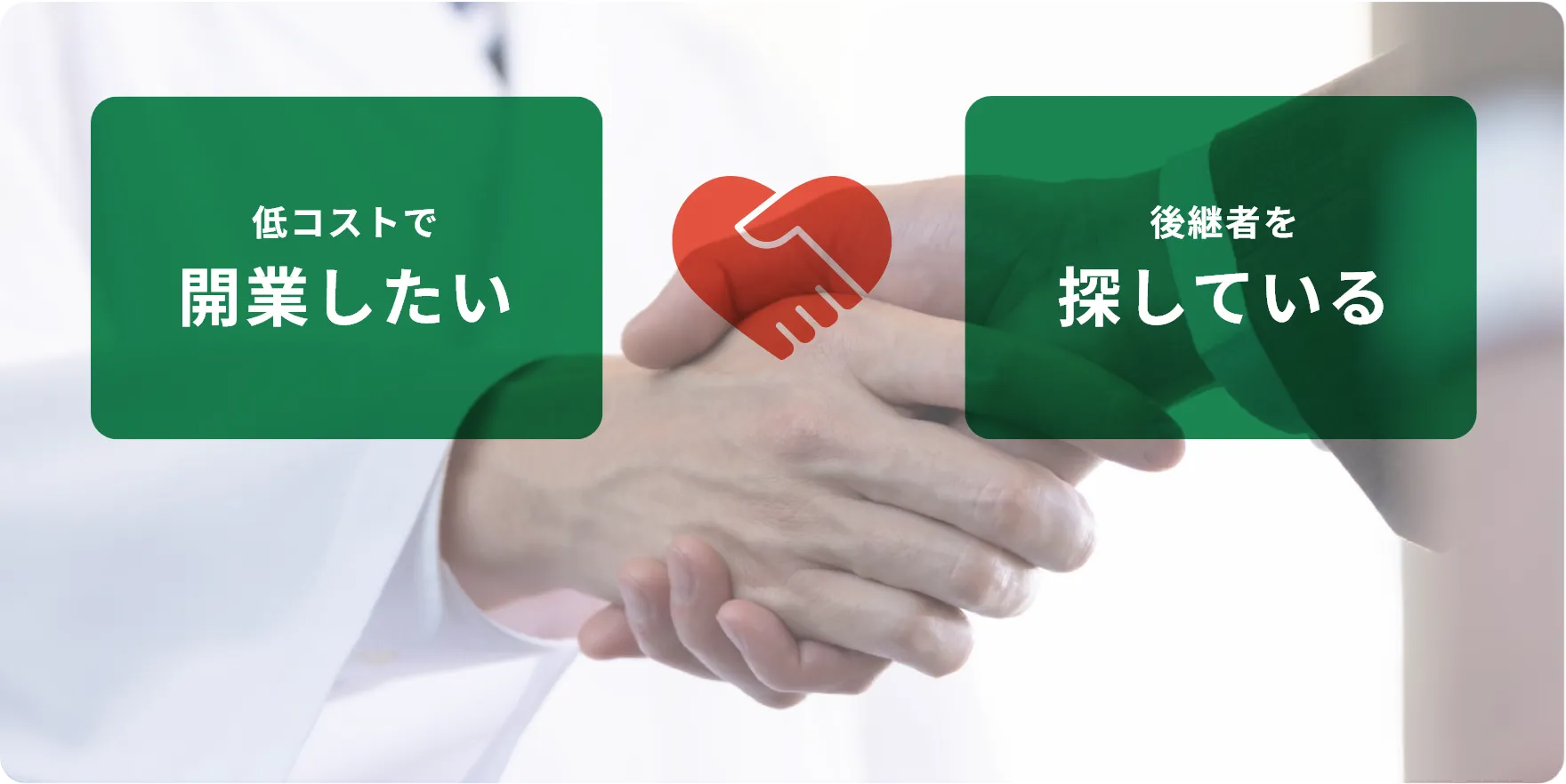 医院開業・事業承継のイメージ