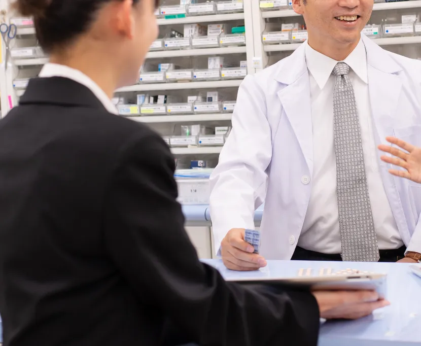 医薬品卸のMS（医療情報担当者）のイメージ